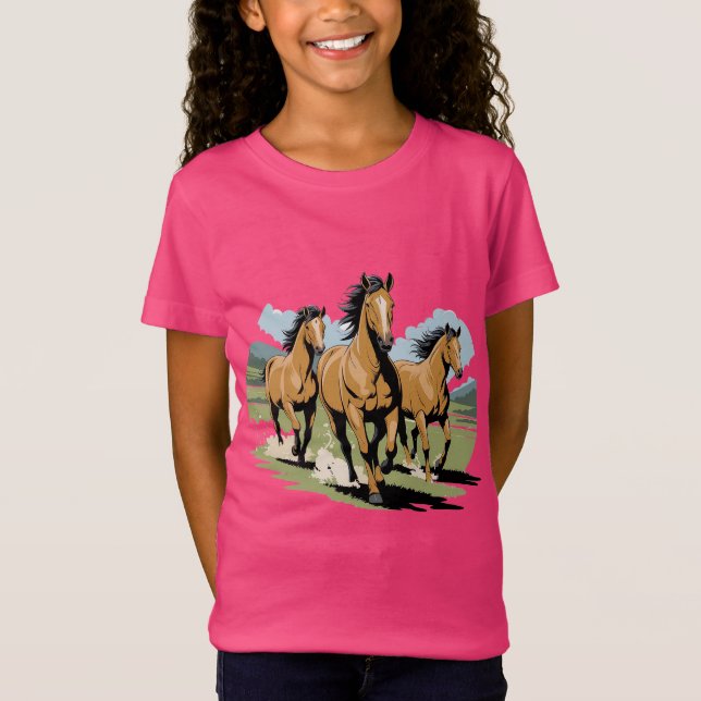 T-Shirt NÉ LIBRE CHEVAL (Devant)