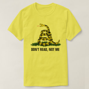 T-shirt Ne lisez pas, pas moi