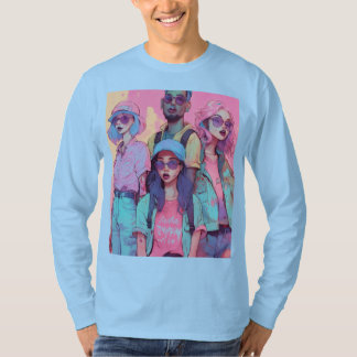 T-shirt Ne m’arrêtez pas maintenant : Pastel Vibes Tee