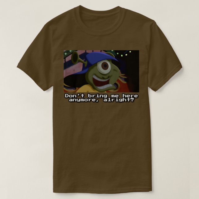 T-shirt Ne m'amène plus ici (Design devant)