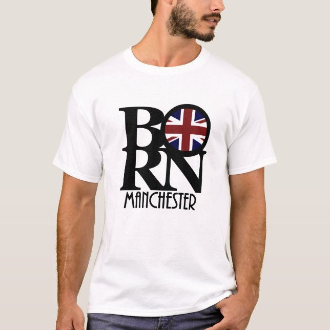 T-shirt NÉ Manchester Angleterre (Devant)