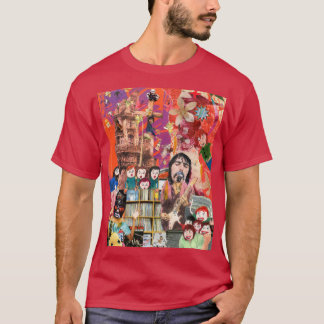 T-shirt Ne mangez pas la neige jaune