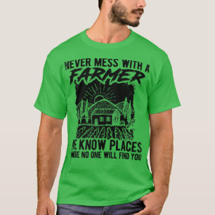 T-shirt Ne Manquez Jamais Avec Un Agriculteur Nous Connais