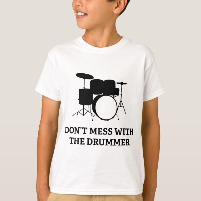 T-shirt Ne manquez pas avec le batteur (Devant)