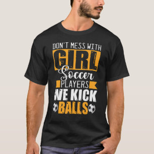 T-shirt Ne manquez pas avec les joueuses de football de fi