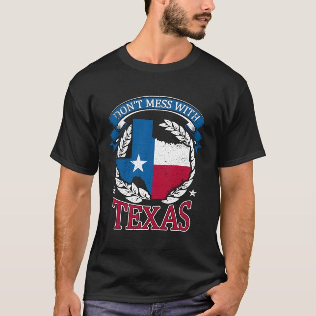 T-shirt Ne Manquez Pas Avec L'Etat Texas (Devant)