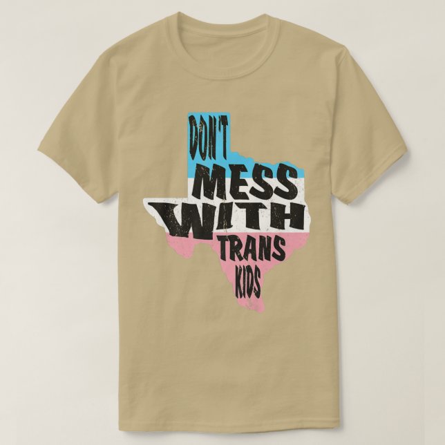 T-shirt Ne manquez pas avec Trans Kids Texas Protect Trans (Design devant)