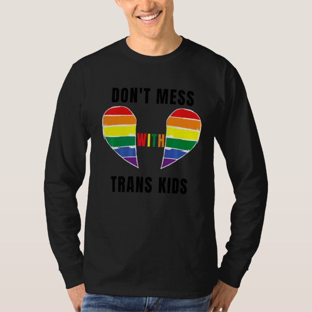 T-shirt Ne manquez pas avec Trans Kids Texas Protect Trans (Devant)