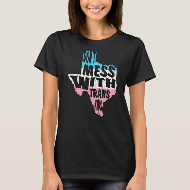 T-shirt Ne manquez pas avec Trans Kids Texas Protect Trans (Devant)
