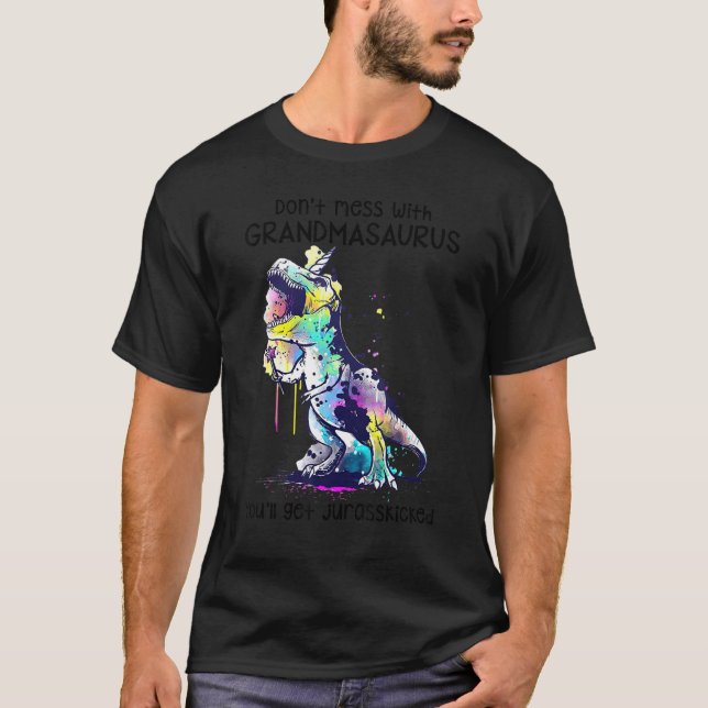 T-shirt Ne manquez pas Grandmasaurus Rex Dinosaur Jurassk (Devant)