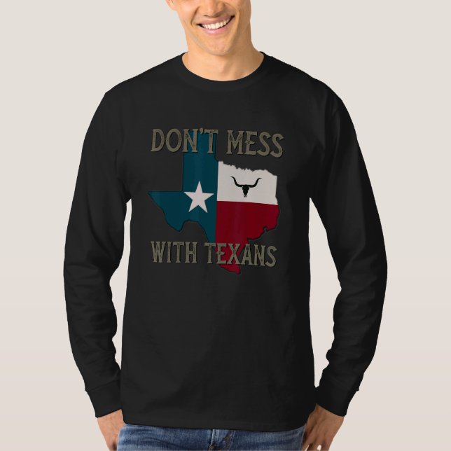 T-shirt Ne manquez pas le Texas Longhorn Lone Star Stat (Devant)