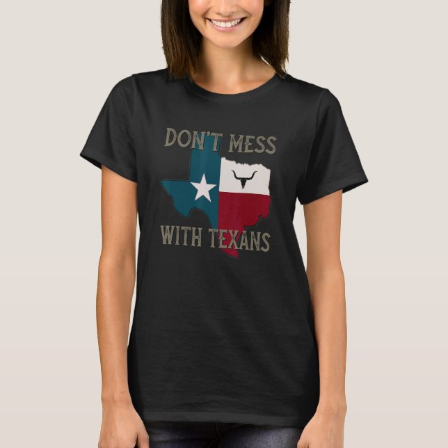 T-shirt Ne manquez pas le Texas Longhorn Lone Star Stat (Devant)
