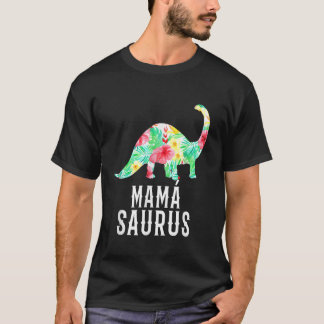T-shirt Ne manquez pas Mamasaurus Saurus Mama Tropical Re