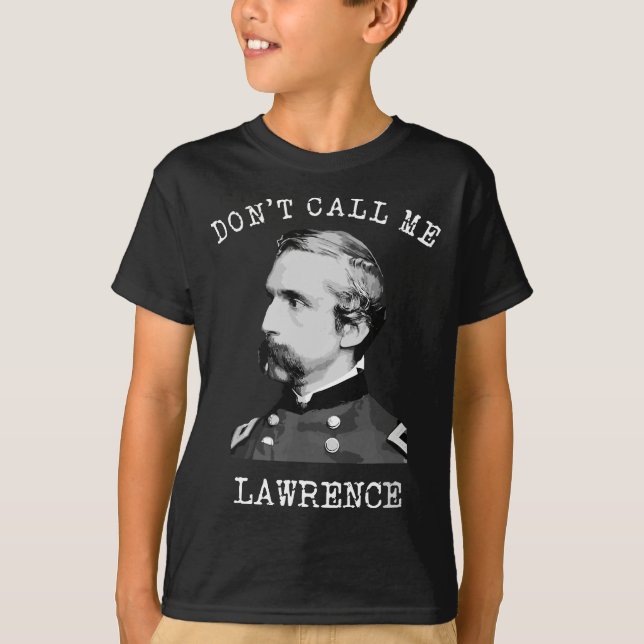 T-shirt Ne m'appelez pas Lawrence Guerre civile Joshua Cha (Devant)