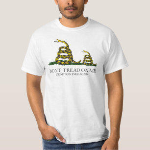 T-shirt Ne Marche Pas Sur Moi Ou Mon Fils Gadsden Flag Mem