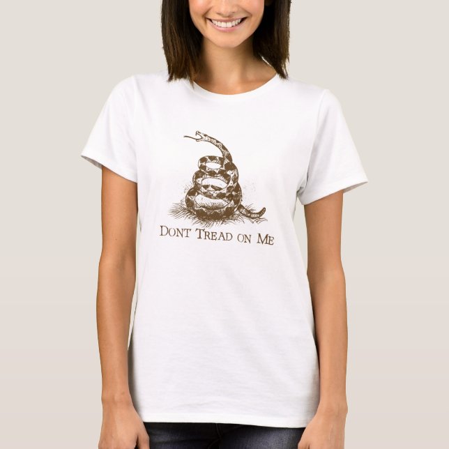 T-shirt Ne marchez pas sur moi (Devant)