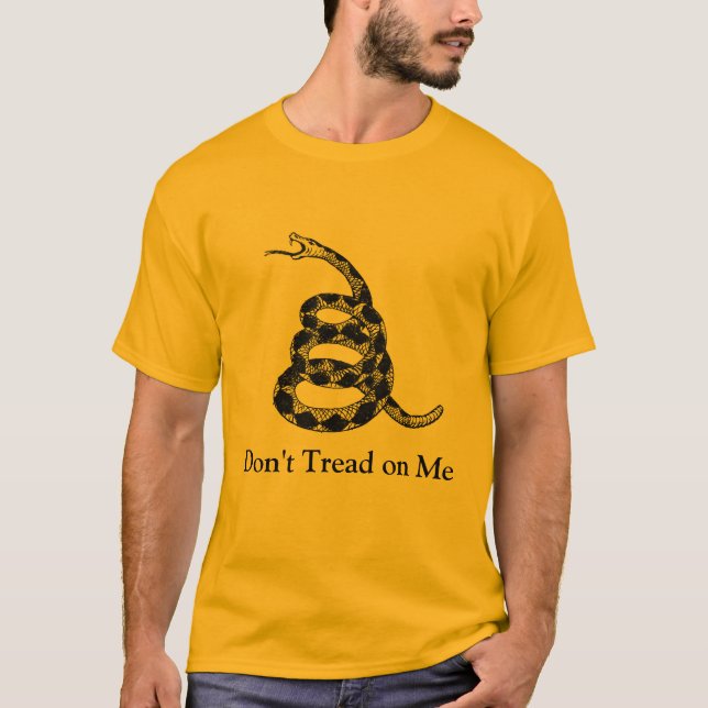 T-shirt Ne marchez pas sur moi (Devant)