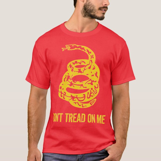 T-shirt Ne marchez pas sur moi (Devant)