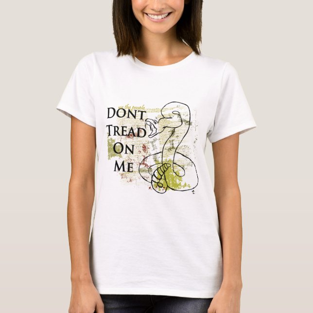 T-shirt Ne marchez pas sur moi (Devant)