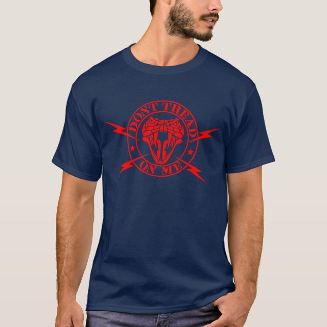 T-shirt ne marchez pas sur moi (Devant)