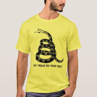 T-shirt "Ne marchez pas sur moi" la chemise