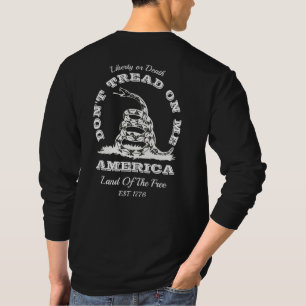 T-shirt Ne marchez pas sur moi la longue chemise de
