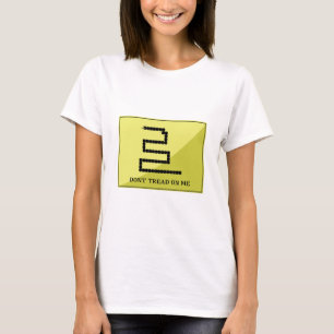 T-shirt Ne marchez pas sur moi - l'édition du Gamer - la