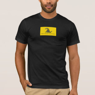 T-shirt Ne marchez pas sur mon drapeau Gadsden de données