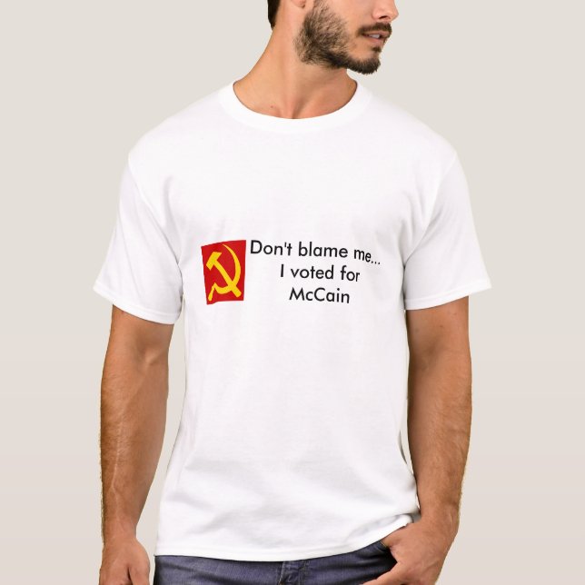 T-shirt Ne me blâmez pas… (Devant)