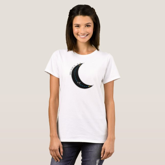 T-shirt Ne me blâmez pas... c'est mon Zodiaque Lune Capric (Devant entier)