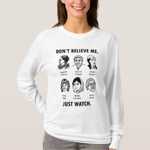 T-shirt Ne me considérez pas juste d'observer de longues