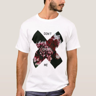 T-shirt Ne me croisez pas la chemise à motifs floraux