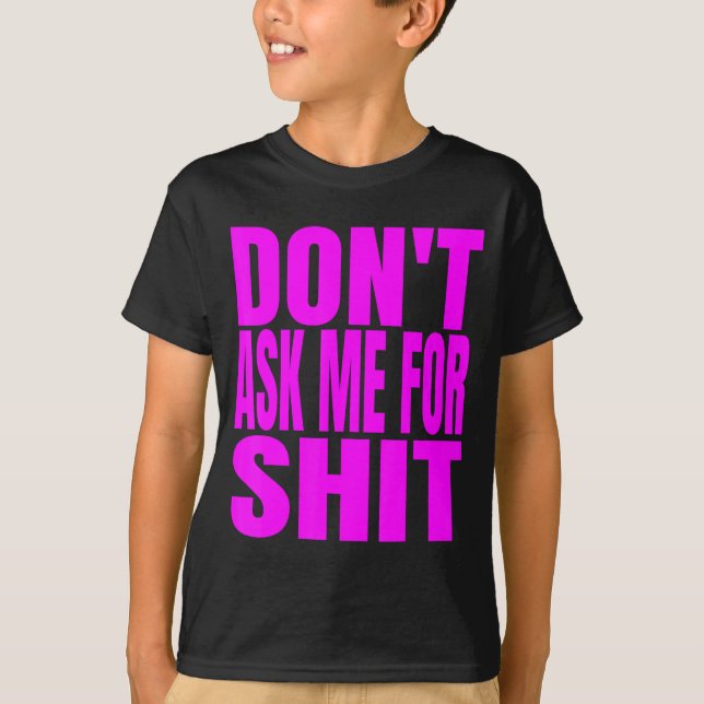 T-shirt Ne me demandez pas  (Devant)