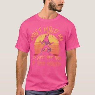 T-shirt Ne me dérange pas hurler Werewolf Pleine lune Hall