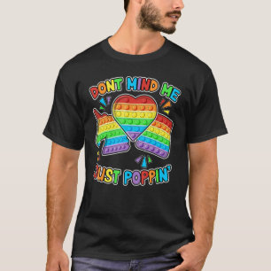 T-shirt Ne me dérange pas juste de mettre la pop colorée à