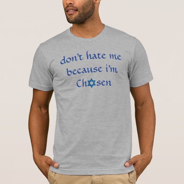 T-shirt "Ne me détestez pas parce que je suis" étoile de (Devant)