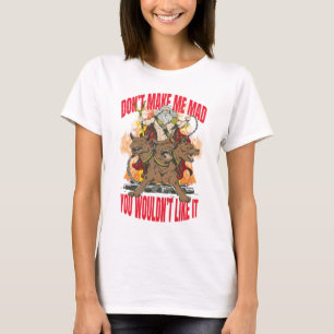 T-shirt Ne me fais pas maudire femmes blanches