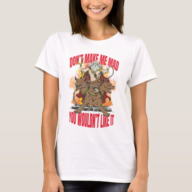 T-shirt Ne me fais pas maudire femmes blanches (Devant)