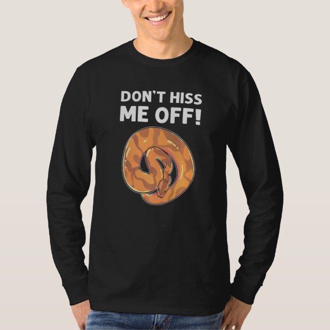 T-shirt Ne me hérissez pas ! Python royal banane de qualit (Devant)