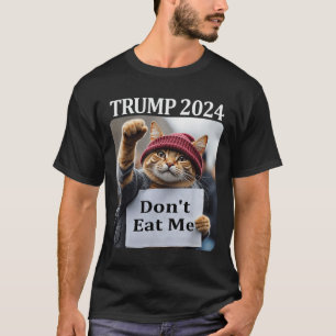 T-shirt Ne me mangez pas de chats pour Trump 2024