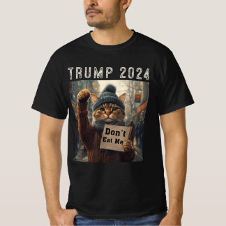 T-shirt Ne me mangez pas de chats pour Trump 2024