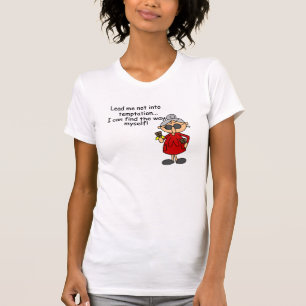 T-shirt Ne Me Menez Pas Dans Un Humour De Tentation