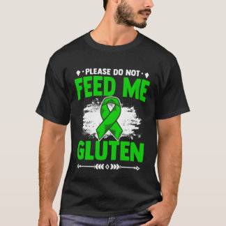 T-shirt Ne Me Nourrir Guerrier Gluten Maladie Céliaque Awa