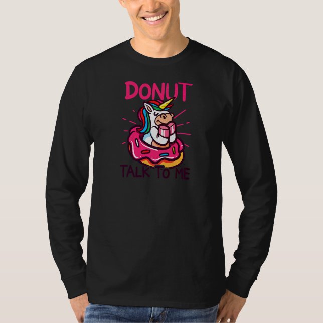 T-shirt Ne Me Parle Pas De Donut (Devant)