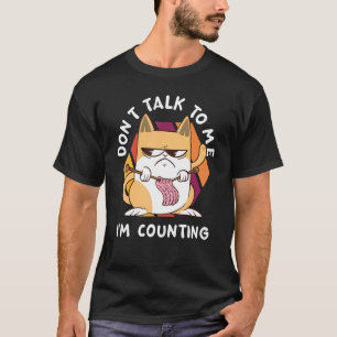 T-shirt Ne Me Parlez Pas Je Compte Chat Crochet Tricot
