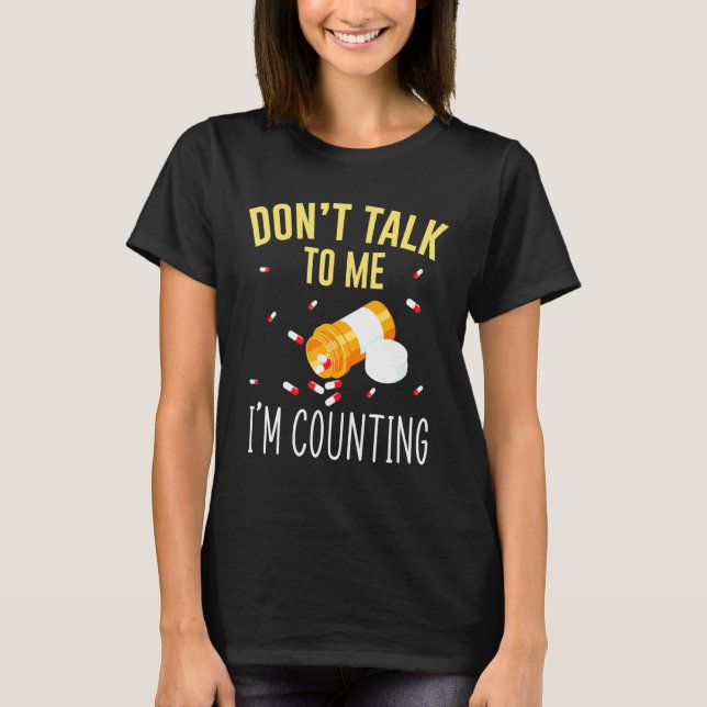 T-shirt Ne Me Parlez Pas Je Compte Pour Les Technologies P (Devant)