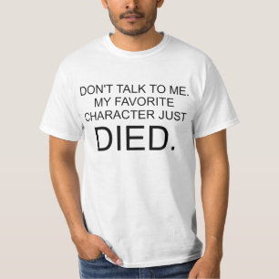 T-shirt Ne me parlez pas la pièce en t