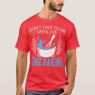 T-shirt Ne me parlez pas tant que je n'ai pas fini de cuir