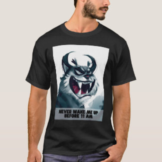 T-shirt Ne me réveille jamais un animal endormi