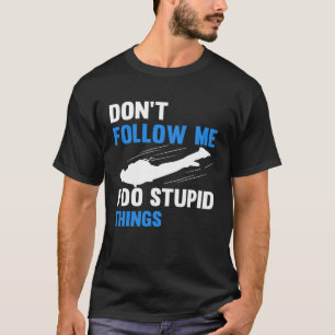 T-shirt Ne me suivez pas Skydiver Parachuter Skydiver